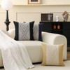 MOCOFO Pillow Cover 18x18'' Courtly Weave Vintage Pillow Cover Pillowcase