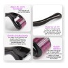 2 Pack Derma Roller Facial 0.5 Mm Belleza Antiedad Colágeno