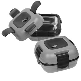 Lunch Box - Pinnacle Inulated Leak Proof Lunch Box for Kids/Adults - Stainless steel Thermal Lunch Box Container for School Set of 2 Sizes (Grey, 16-32 oz)