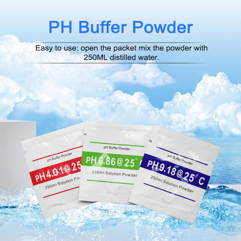PH Meter Calibration Point 3 Type PH Buffer Powder Set