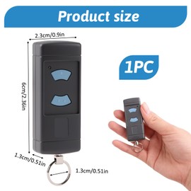 868MHz Garage Door Remote for HORMANN HSE2-868 HSM4-868 HS4-868 HS1-868 HSM2-868, Universal Garage Remote Replacement Compatible with GARADOR Promatic Handheld Transmitter Blue Button Gate Opener Fob