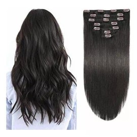 CM Extensión De Cabello Natural N1b Apagado Negro 40.6 Cm
