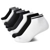 AND1 Boys' Socks - Athletic Cushion Quarter Cut Socks (8