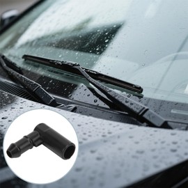 Windscreen Washer Hose Connector, Car Window Washer Hose Connection 90 Degree Bend Windshield Washer Hose Connector Fit for Vauxhall Vastra H/Corsa D/Zafira B