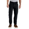 Carhartt Men's Relaxed Straight Rigby Cargo Pant, Black, W34 x