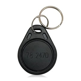Panopticon Tech, 2 AuthorizID Thin Black 26 Bit Proximity Key Fobs Weigand Prox Keyfobs Compatable with ISOProx 1386 1326 H10301 Format Readers. Works The vast Majority of Access Control Systems