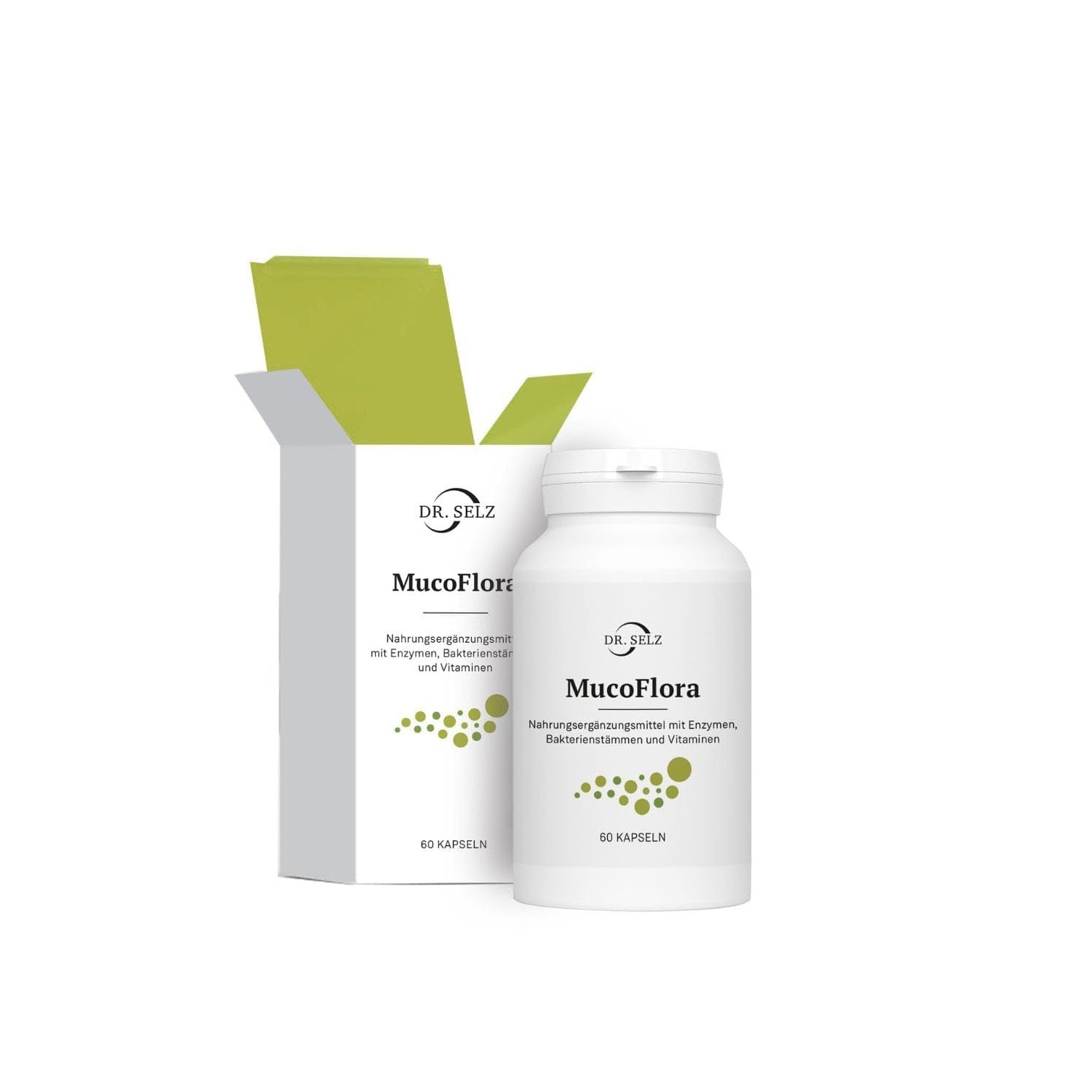 Dr. Selz Muco Flora capsules intestinal building preparation with 14 ...