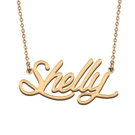 HUAN XUN Choker Necklaces for Women Shelly Name Necklace Customized for My Sister