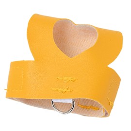 Zerodis Bird Harness Lead Faux Leather Bird Harness Vest with Rope and Handle for Birds Parrots Parakeets Cockatiels (S)