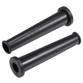 sourcing map Cord Boot Protector Cable Sleeve Hose Rubber 75mm Length Black 2 Pcs