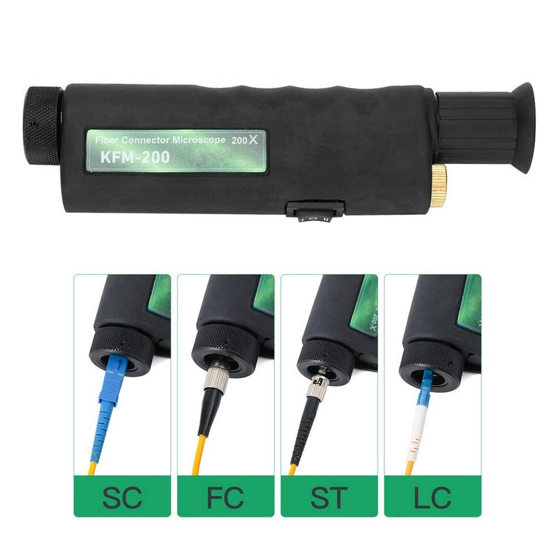 200x 400x Handheld Fiber Optical Microscope Mini Portable Microscope Inspection