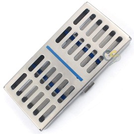 G.S New Dental Autoclave Sterilization Cassette Rack Box Tray for 7 Instruments Best Quality