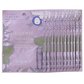 Kose Cosmetics Decorte Vitadreve Mask, 0.3 fl oz (10 ml), Pack of 12