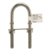 WAKI BK-579 Stainless U Bolt Set 0.5 x 5.9 inches