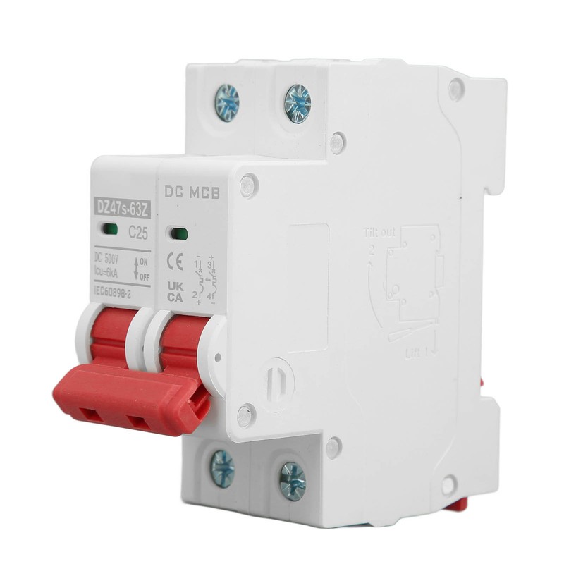 DC Circuit Breaker Overload Protection Magnetic System PV Circuit Breaker