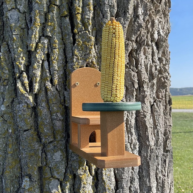 Songbird Essentials Recycled Poly Squirrel Feeder Table & Chair for