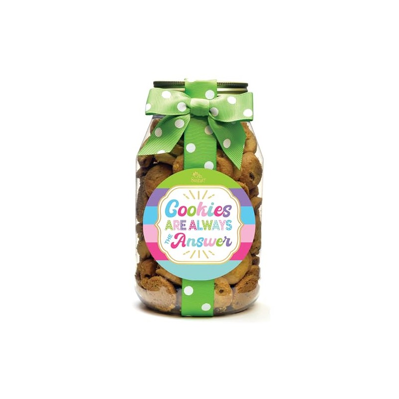 Nam's Bits Chocolate Chip Cookies - Yummy Cookies Quart Jar