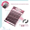 AIWEITA Individual Cluster Lashes D Curl 8-16Mix Lash Clusters Eyelashes