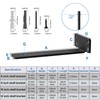 Shelf Brackets Floating Shlef Brackets 6-Inch 6-Packs, 1/5 Inch Thick