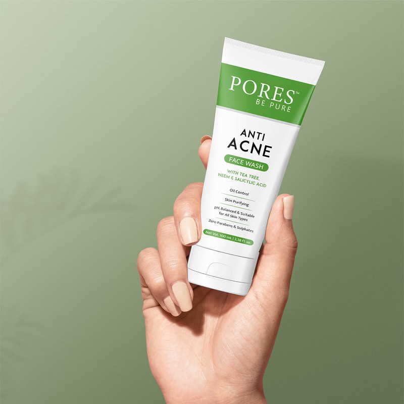PORES Be Pure Anti Acne Face Wash Gel Based For