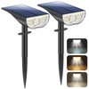 Solar Spot Lights Outdoor 5 Modes, 44LEDs Bright Landscape Spotlights