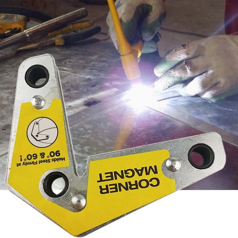 Aswalling Welding Fixer 60/90/120°Degree Multi-Angle Magnet Weld Positioner Ferrite Auxiliary