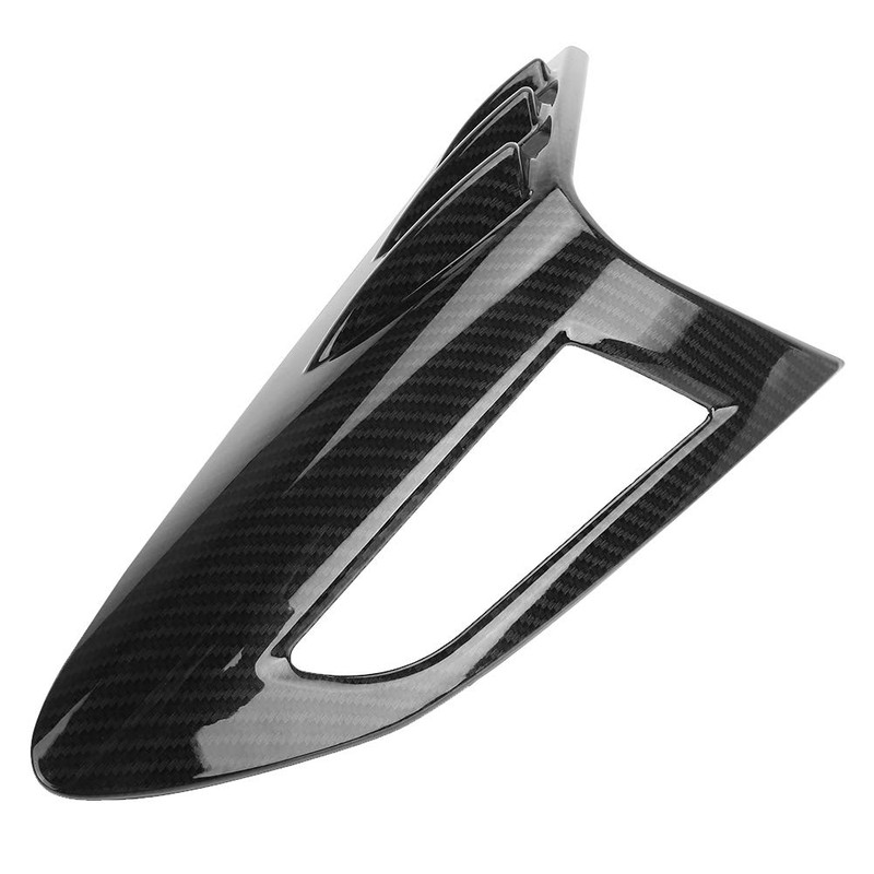 Rear Light Cover, Yctze 4 Pieces Carbon Fibre Style Rear