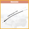 Partuto Car Rear Left Barn Door Lock Cable for Ford