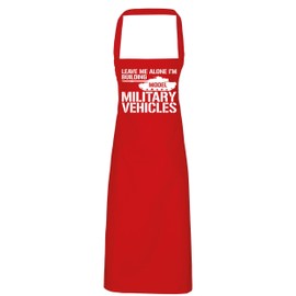 Hippowarehouse Leave Me Alone I'm Building Model Military Vehicles Apron kitchen cooking painting DIY onesize adult