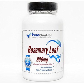 Rosemary Leaf 900mg // 90 Capsules // Pure // by PureControl Supplements