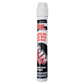 Geddex GED-723 Small Pocket Size DIAL in Window Marker Chalk White Racing Marker Easy Wipe Off
