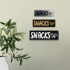 Signs ByLITA Standard Snacks Sign (Black Gold) - Medium