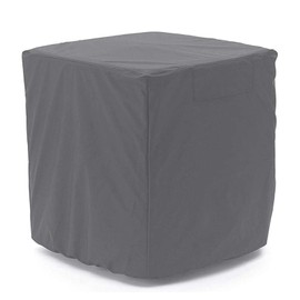 STARTWO Air Conditioner Cover Heavy Duty Waterproof Durable for Outdoor Elastic Bottom for Secure Fit Year Around Protection -Gray W38inD38inH40in
