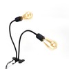 Table Lamp Holder E27/E26 Black Double Headed 360 Degree Adjustable