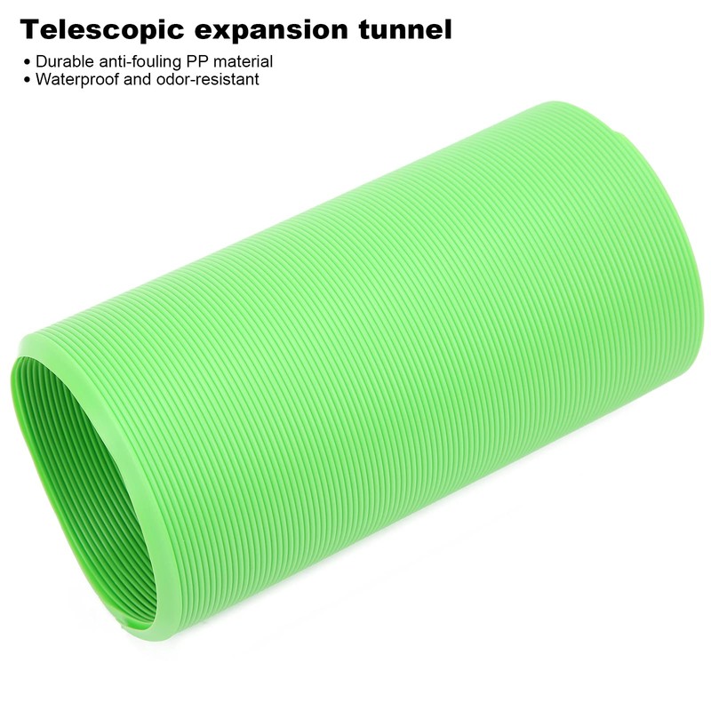 Retractable Small Animal Play Tunnel Toy for Mink Guinea Pig
