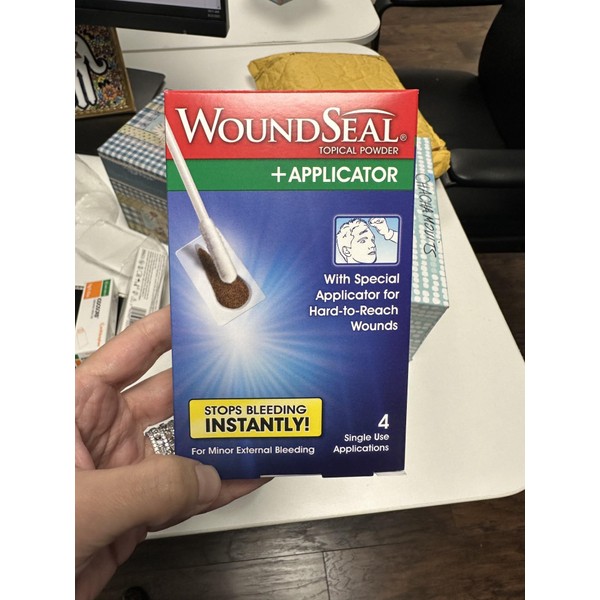 WoundSeal Powder for Nosebleeds, 4 Each (Pack of 2)