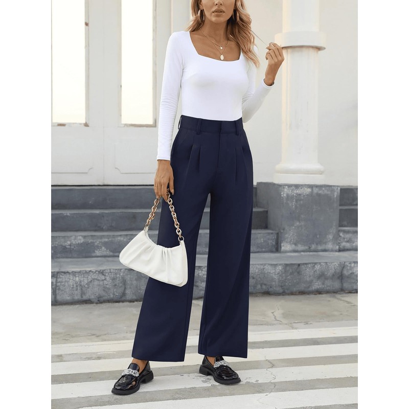 NIMIN High Waisted Work Pants for Women Stretchy Office Business