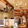 ANWIO 12 Pack B11 LED Filament Bulb E26 Candelabra Base