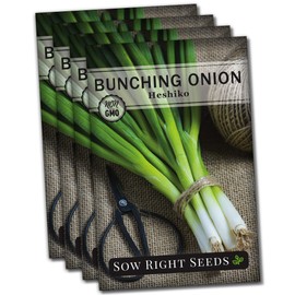 Sow Right Seeds Sow Right Seeds - Heshiko Japanese Bunching Green Onion Seeds for Planting - Non-GMO Heirloom - Instructions to Plant and Grow a Kitchen Garden Indoors or Outdoors - Mild Onion Flavor for Cooking (4)