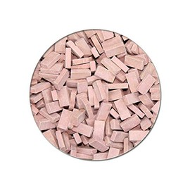 Bricks, standard size (NF) (ceramic), medium brick-red, 3000 pieces, H0, 1:87 - for diorama, cargo, landscape …