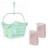 Engelland - 1 x Peg Basket Mint Green Includes 40