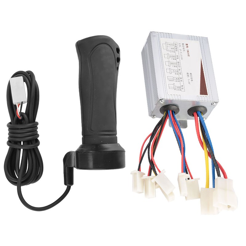 500W Motor Brushed Speed Controller &amp; Throttle Grip for Electric