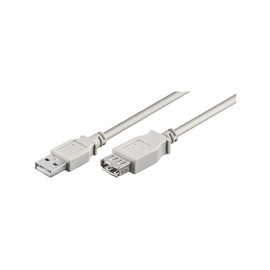 USB 2.0 Extension (Bulk), 'A' Male to 'A' Female USB Verl AA 180 LC HiSpeed 2.0 1.8 m