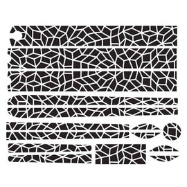 Reflective Berlin Unisex - Adult Bike Kit Mosaic Reflective Stickers, Kitmosaic Black, One Size