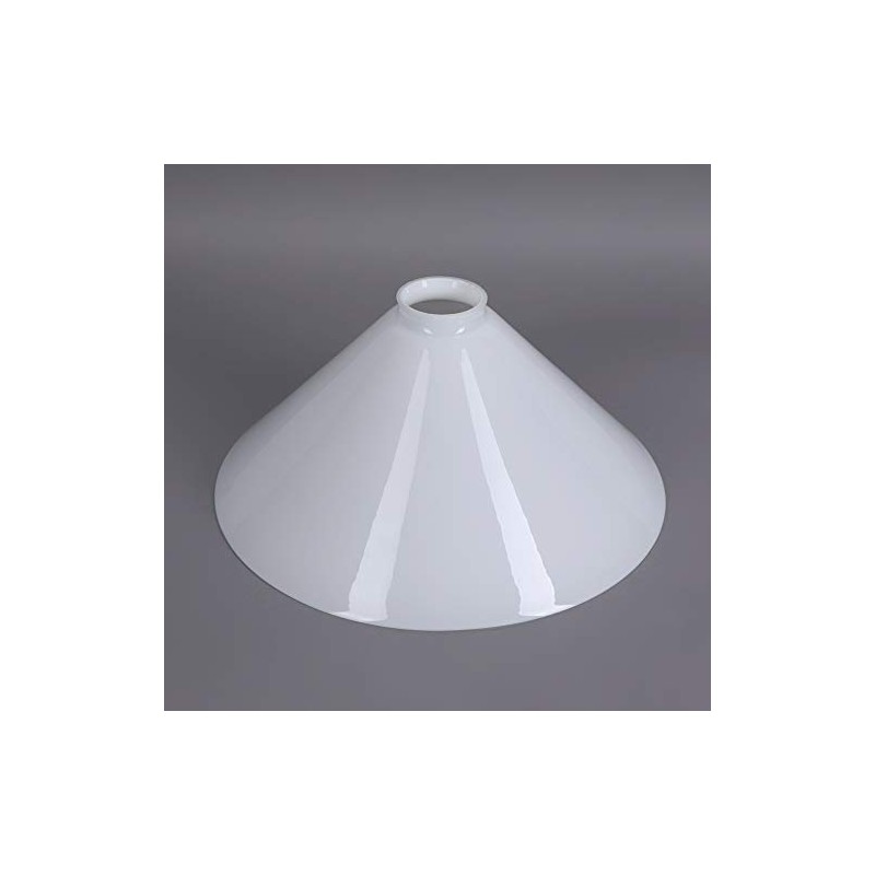 Cobbler Shade Diameter 300 mm White Replacement Glass Lamp Shade