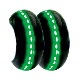 LANGS Lipstick Jets Genuine Replacement Wheels (2 Pieces) Green Light