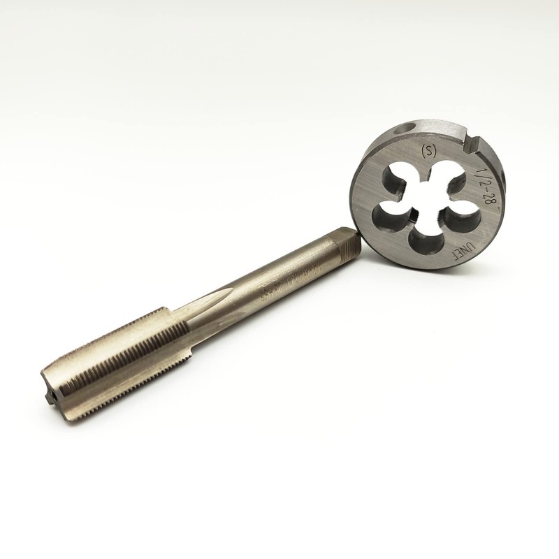 AtticZone 1/2"-28 UNEF Tap and Die, 1/2 x 28 UNEF