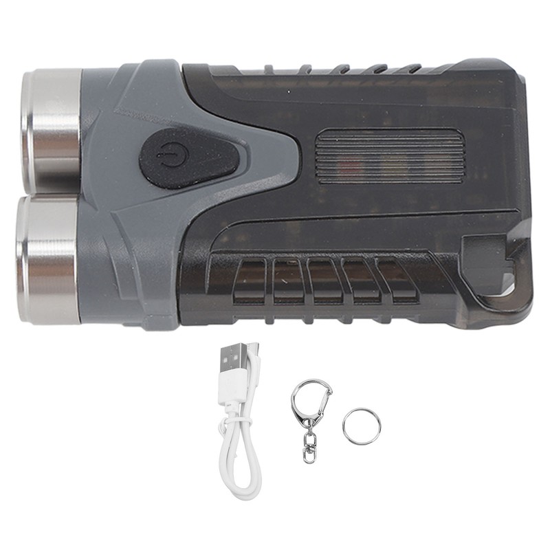 Mini Pocket Keychain Flash Light USB Portable Magnetic Mini Powerful