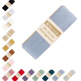 Nähmit - Jersey Bias Binding - Elastic Pre-folded Edging Tape 3 Metres x 20 mm