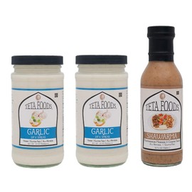 Teta Foods Gralic Spread (2) Shawarma Marinade (1) 3-pack